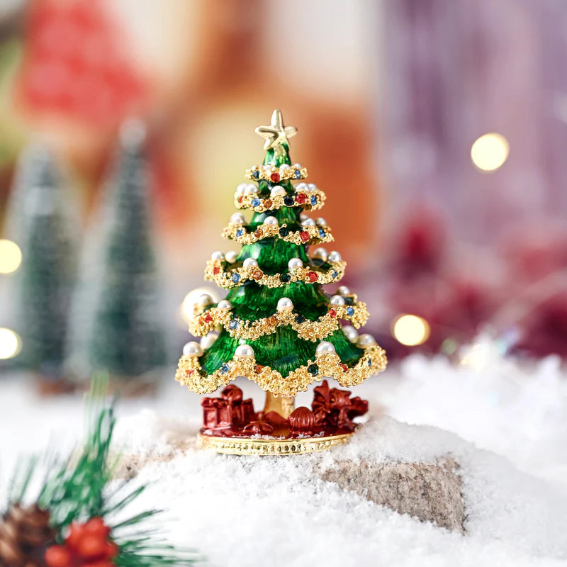 Tiny Christmas Treasures: Decorating Your Home with Festive Trinket Box
