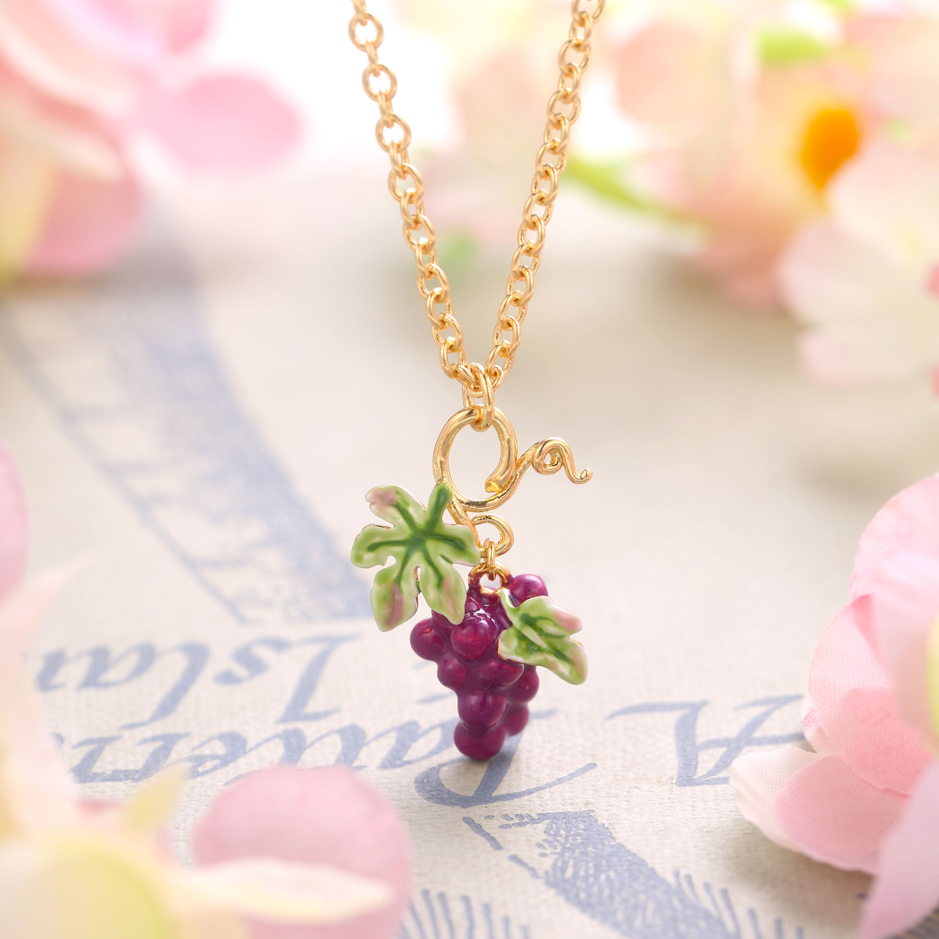 Grape Jewelry | Grape Necklace | Grape Bracelet | Grape Ring