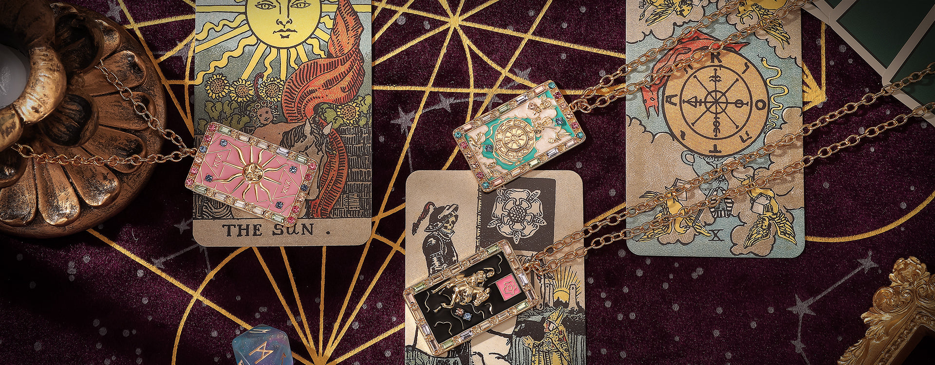 Tarot Jewelry | Tarot Card Pendant | Tarot Card Necklace | Tarot Card Inspired Jewelry| Selenichast