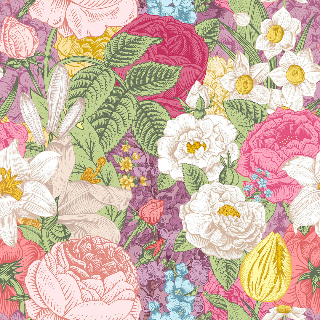 Selenichast Victoria Floral Square Scarf