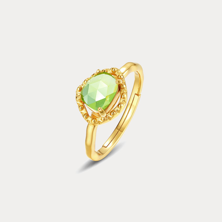 Selenichast Olivine Ring