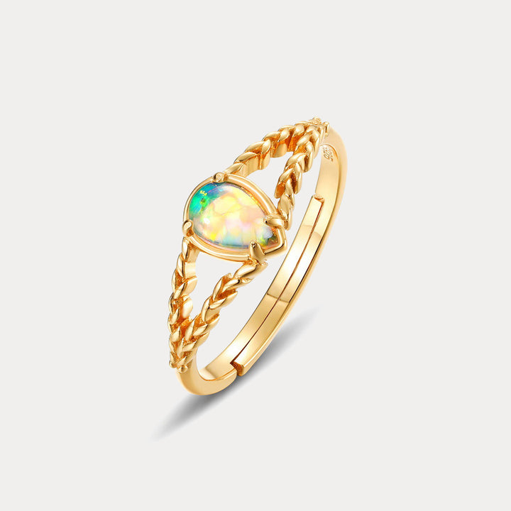 Selenichast Vintage Opal Ring