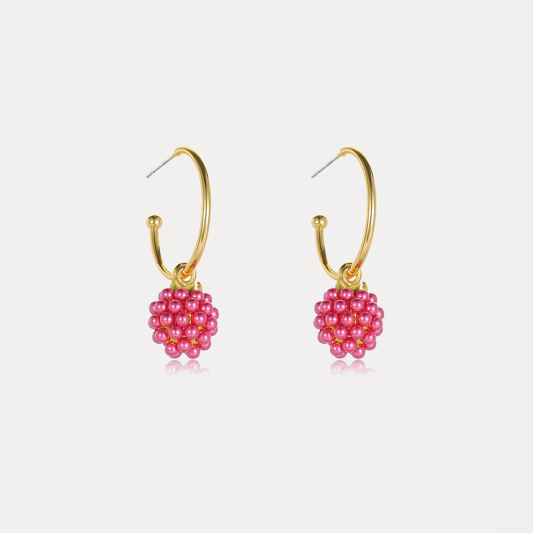 Selenichast Raspberry Earrings