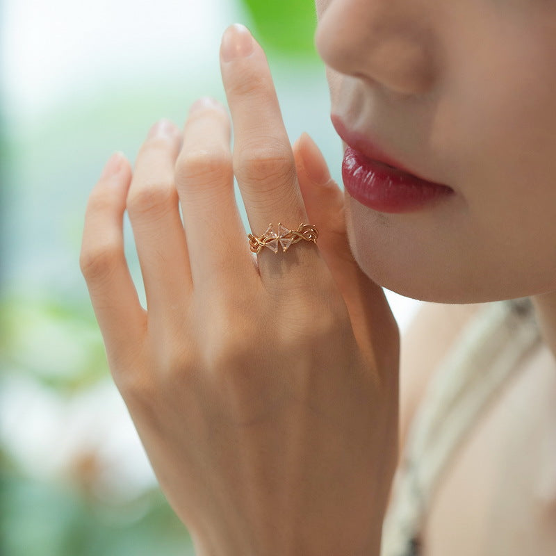 Clover Open Ring