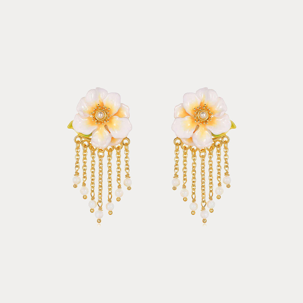 Selenichast Jasmine Tassel Earrings