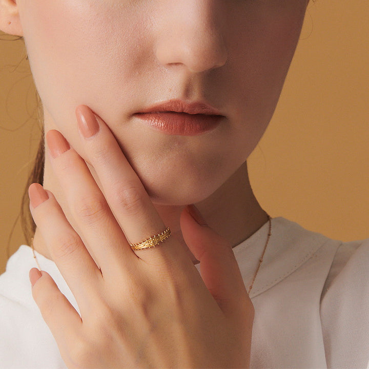 Antique Cross Fashion Ring