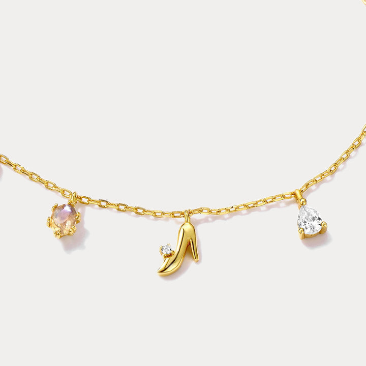 Fairytale Shoe Diamond Bracelet