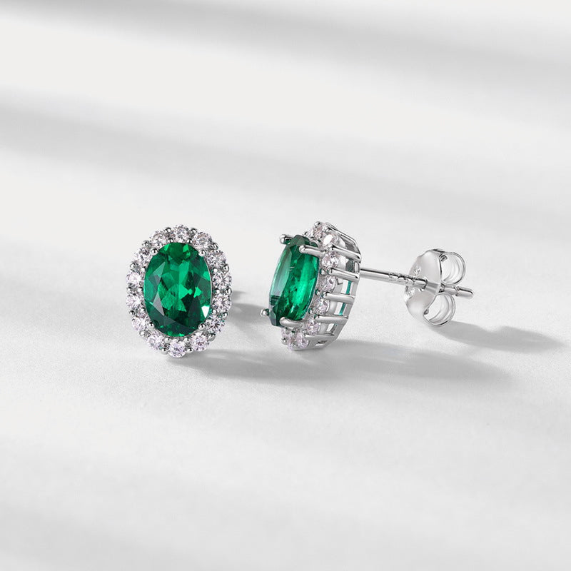 Emerald Cut Diamond Earrings