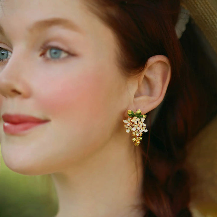 Osmanthus Fragrans 18k Gold Earrings
