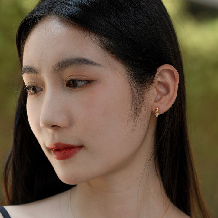 Gold Shell Earrings
