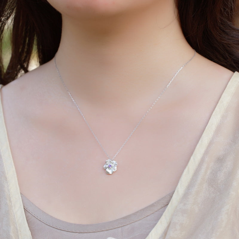 Silver Blossom Necklace