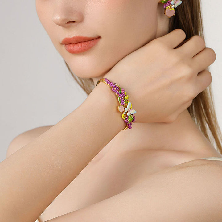 Selenichast Lavender Butterfly Cuff