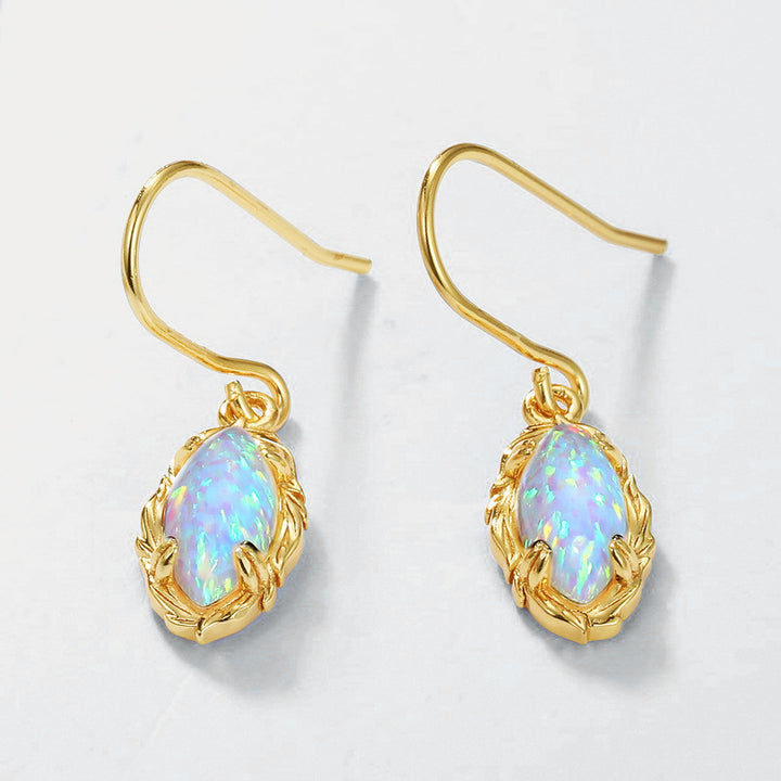 Selenichast Opal Dangle Earrings