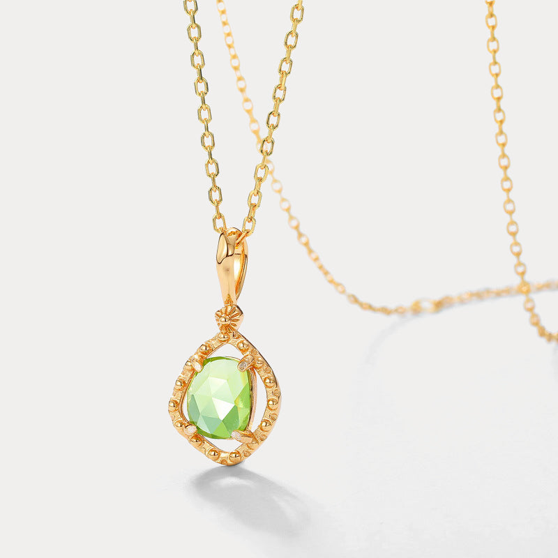 Olivine Thin Necklace