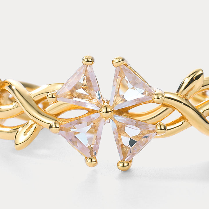 Gold Clover Ring