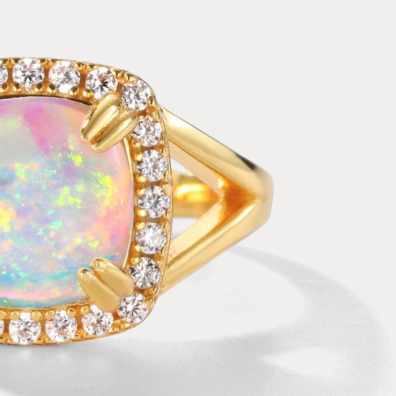 Galaxy Opal Adjustable Ring