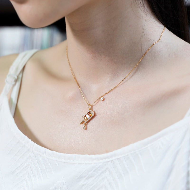 Popsicle Pendant Necklace