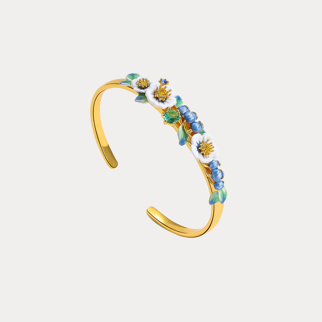 Flower Cuff Bracelet