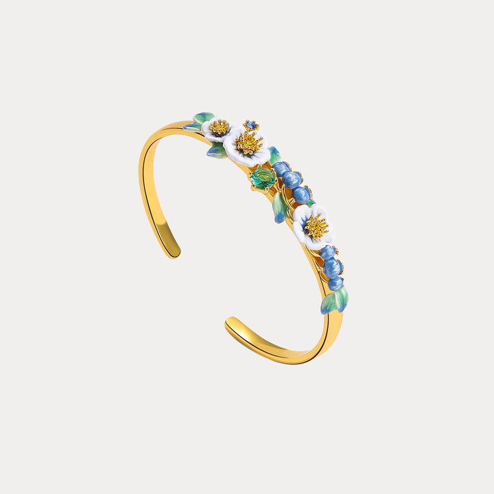 Flower Cuff Bracelet