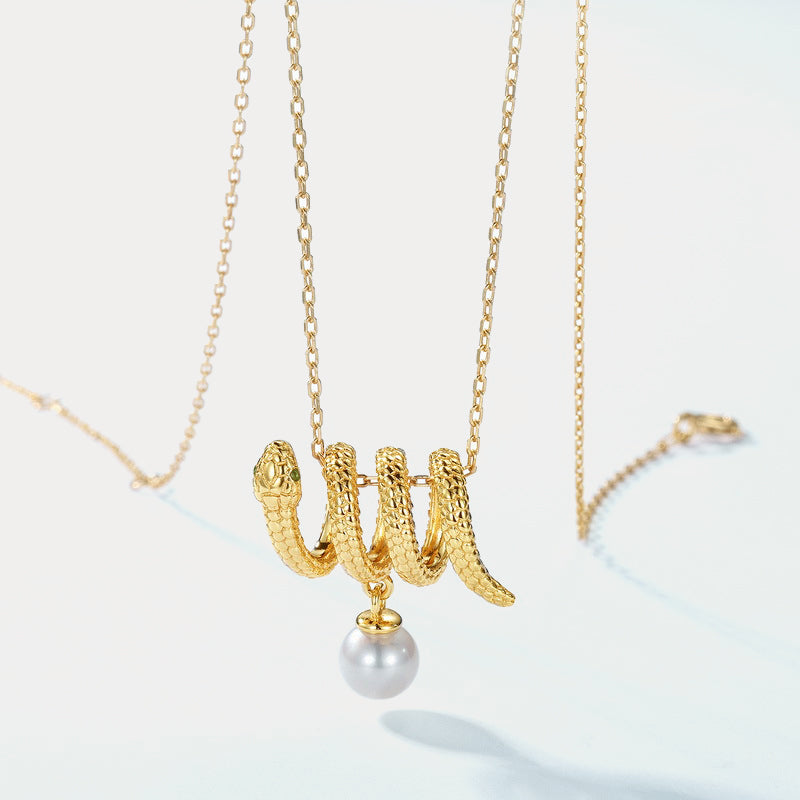 Gold Snake Chain Necklace