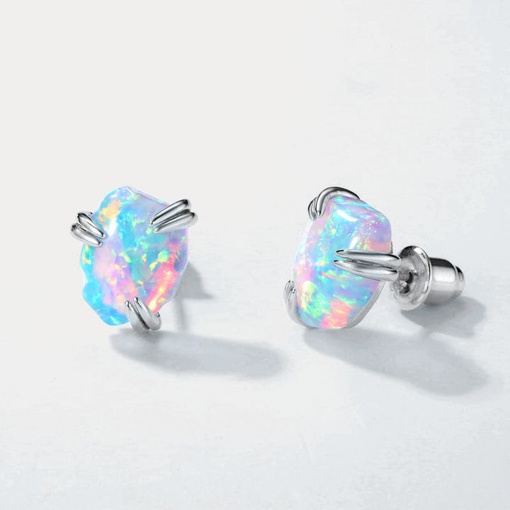 Selenichast Opal Stud Earrings