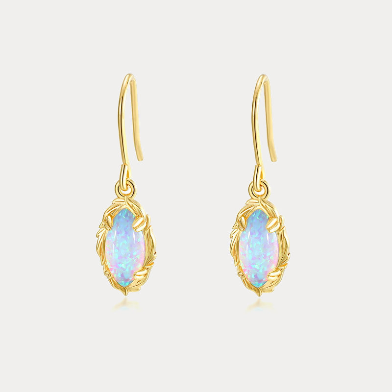 Selenichast Opal Dangle Earrings