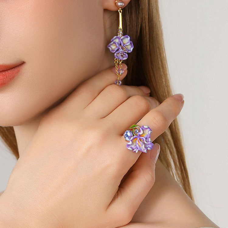 Iris Flower Ring