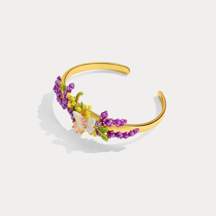 Selenichast Lavender Butterfly Cuff