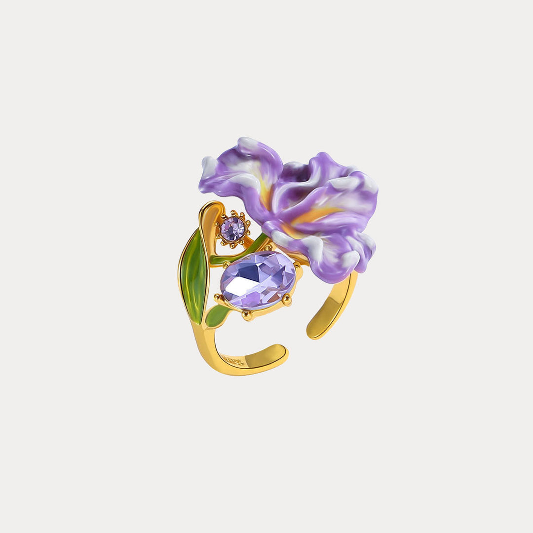 Iris Flower Ring