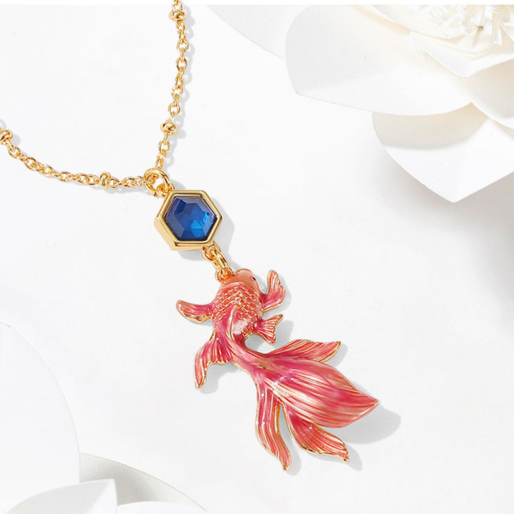 Enamel KOI Fish Necklace