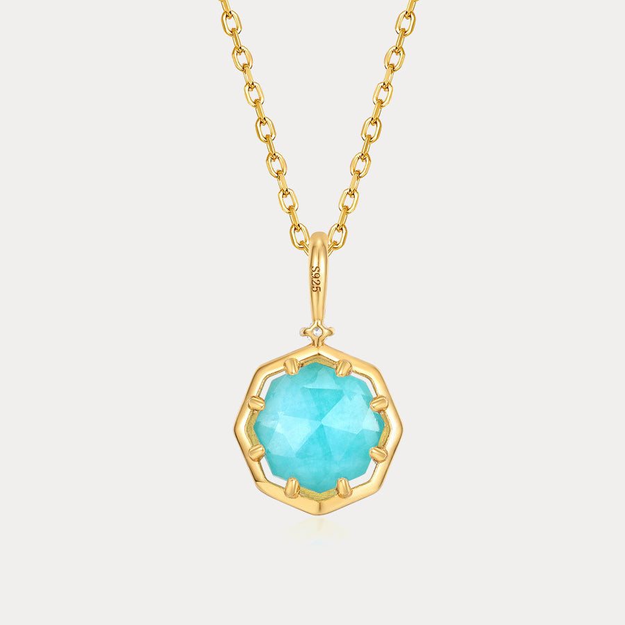 Selenichast Amazonite Pendant Necklace