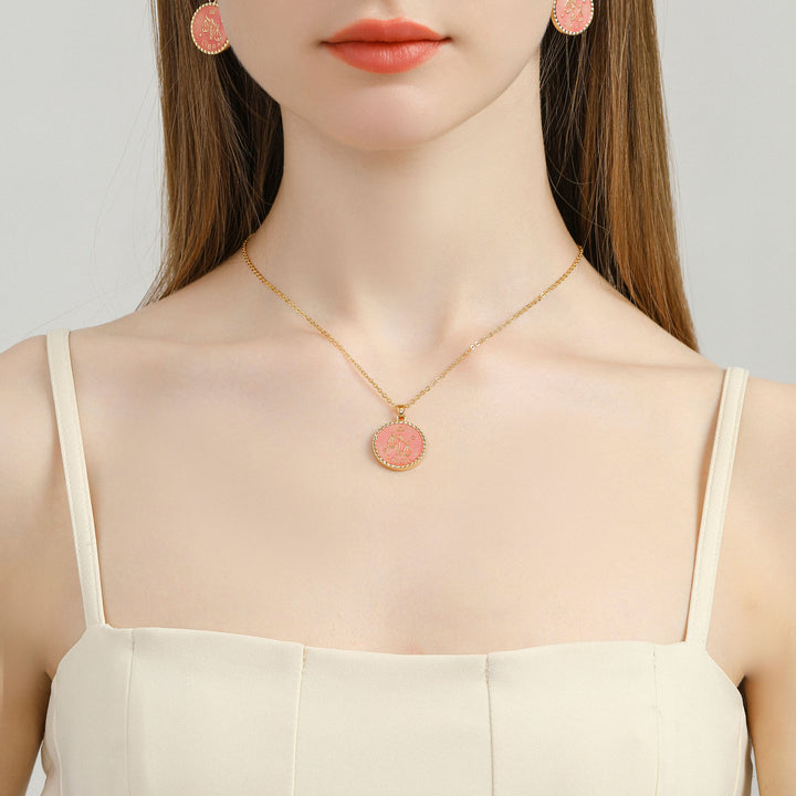 Libra Constellation Enamel Necklace