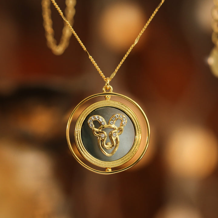 Gold Capricorn Necklace