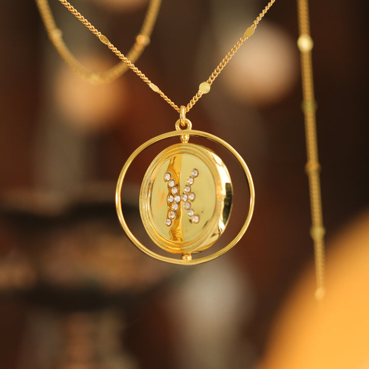 Pisces Necklace Gold