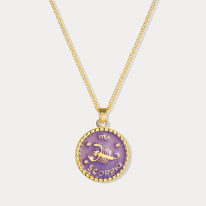 Selenichast Scorpio Constellation Necklace, Scorpio Necklace