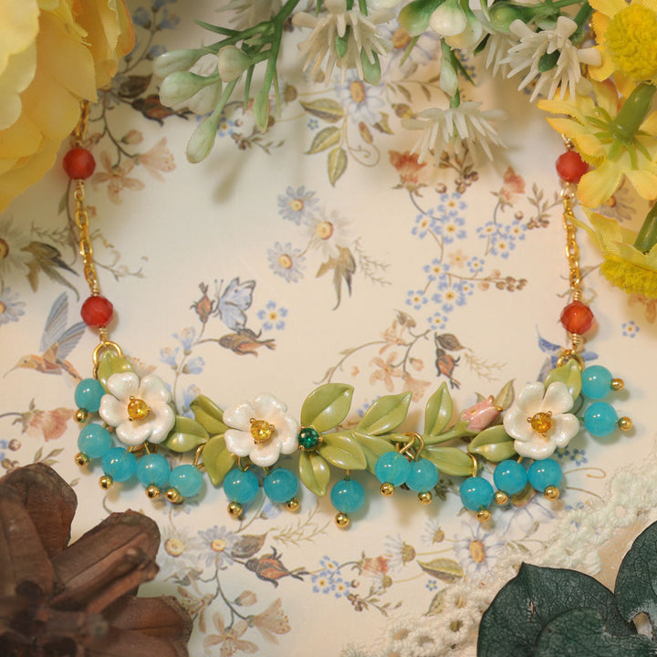 Blueberry Flower Bracelet Gift for Girls