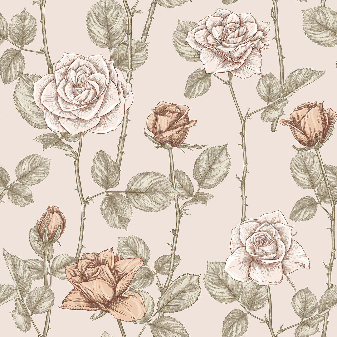 Selenichast Vintage Rose Square Scarf