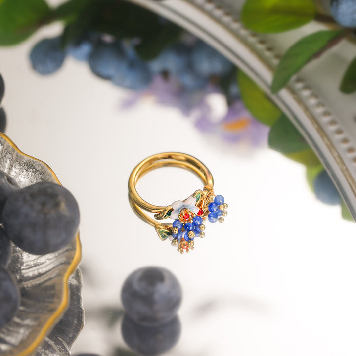 Blueberry Flower Ring