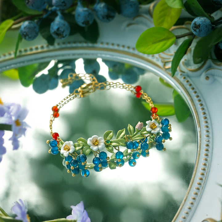 Blueberry Flower Bracelet