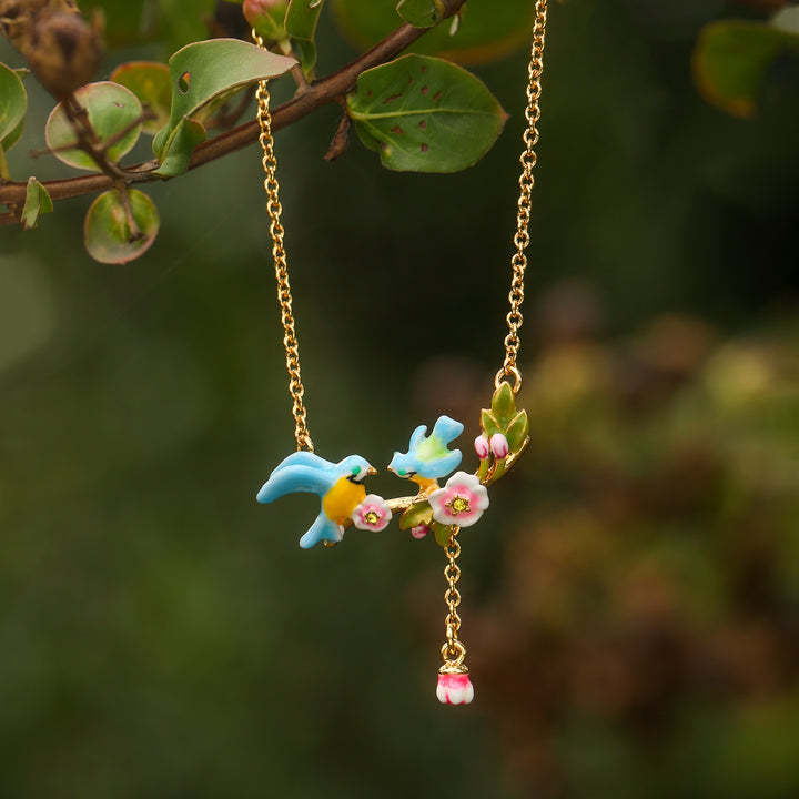Cute Blue Tit Necklace
