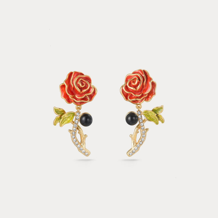 Rose Earrings