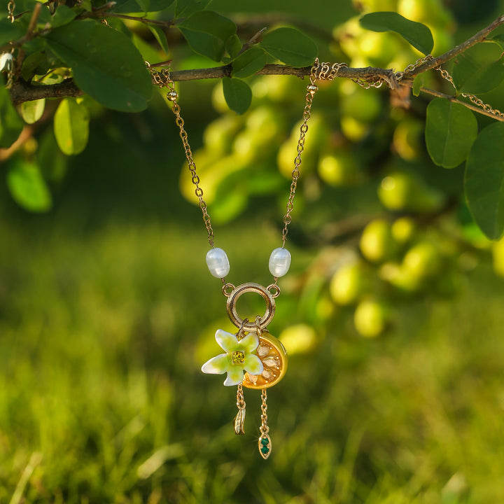 Collier de fleur de citron