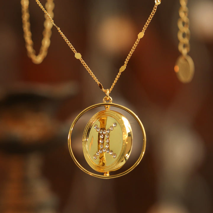 Gemini Necklace Gold