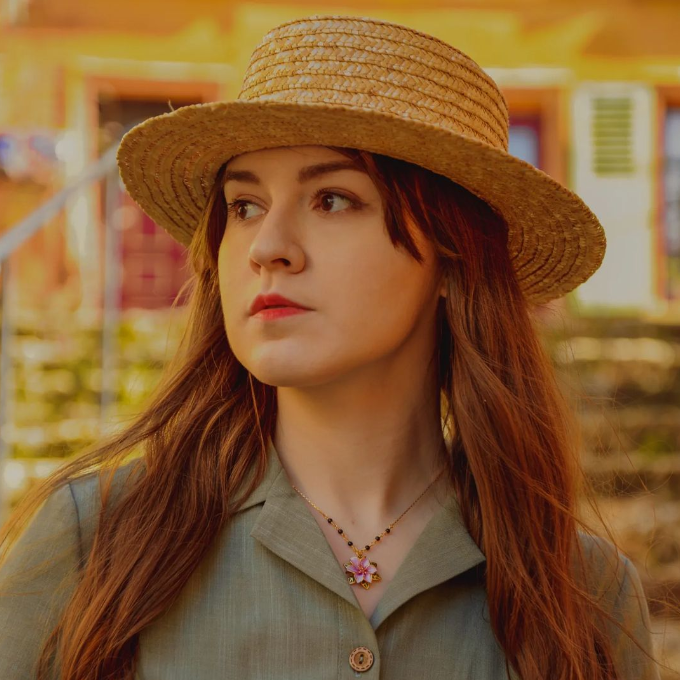bellflower necklace for Influencer