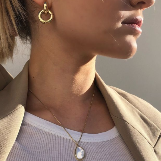 Opal Pendant Stylish Necklace