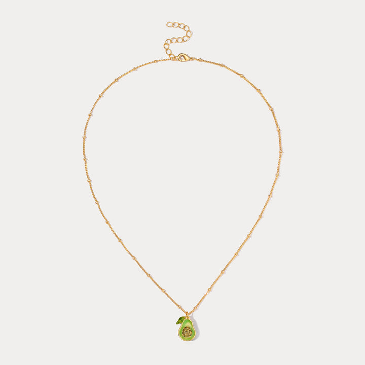 Avocado Necklace Gold