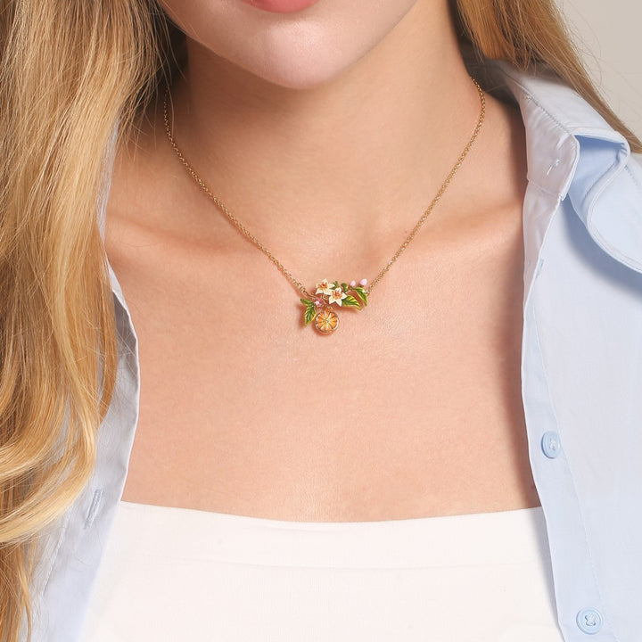 Orange Blossom Necklace