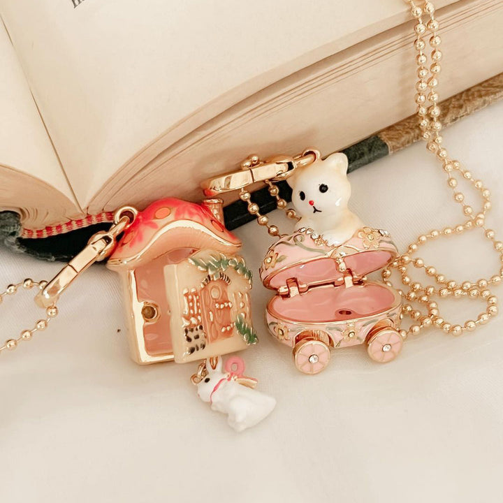 Kitten Stroller Pendant Set
