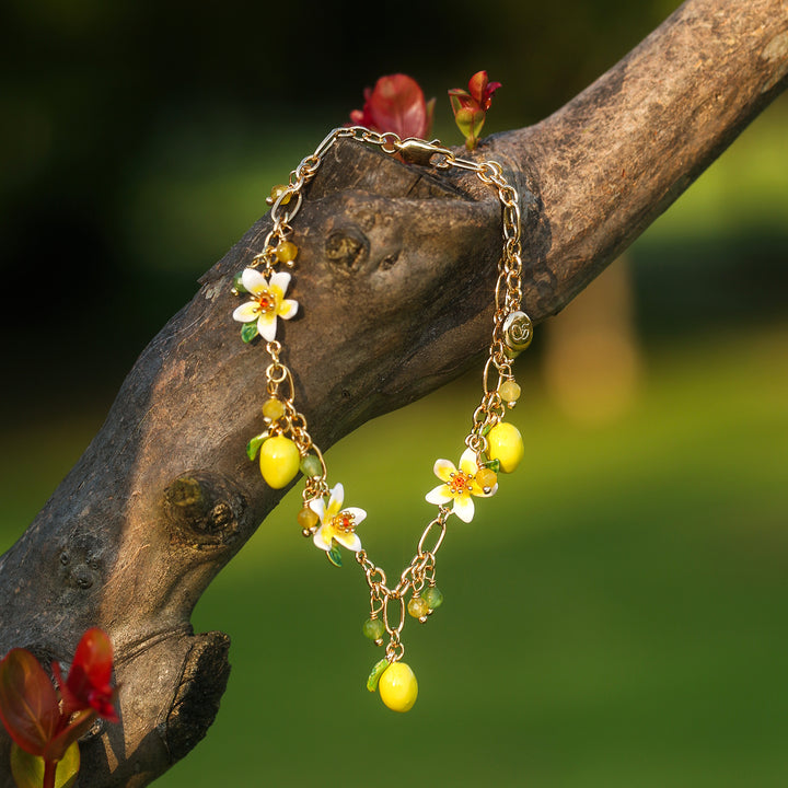 Lemon Flower Bracelet