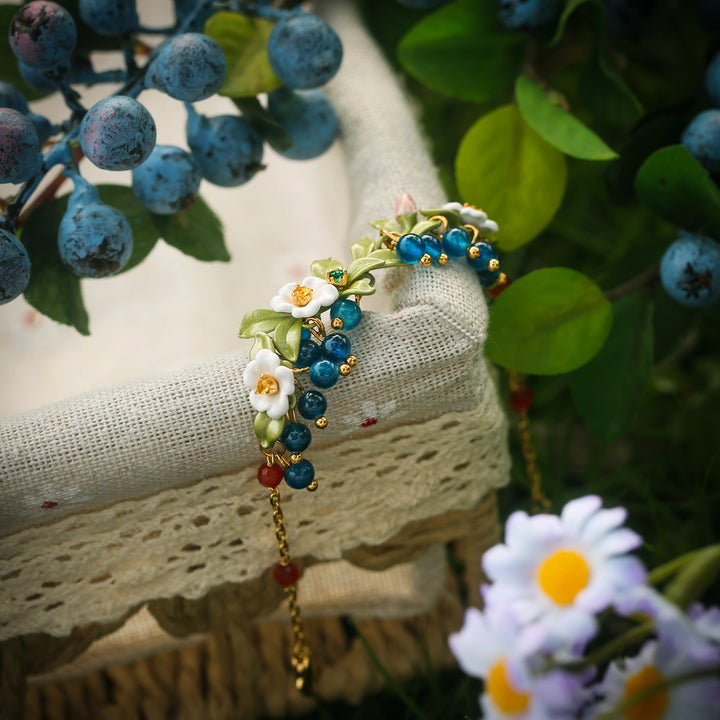 Blueberry Flower Bracelet